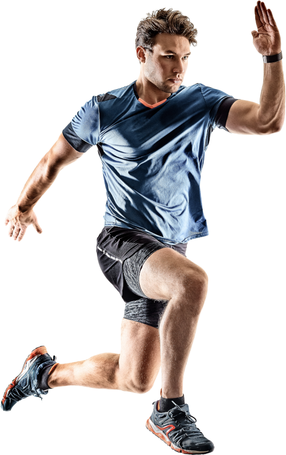 Hombre corriendo